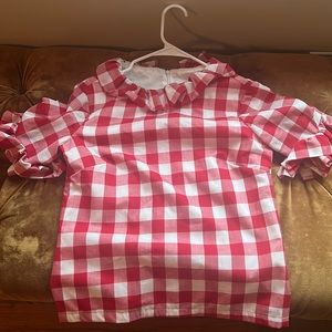 Nwot Elizabeth wilson plaid top